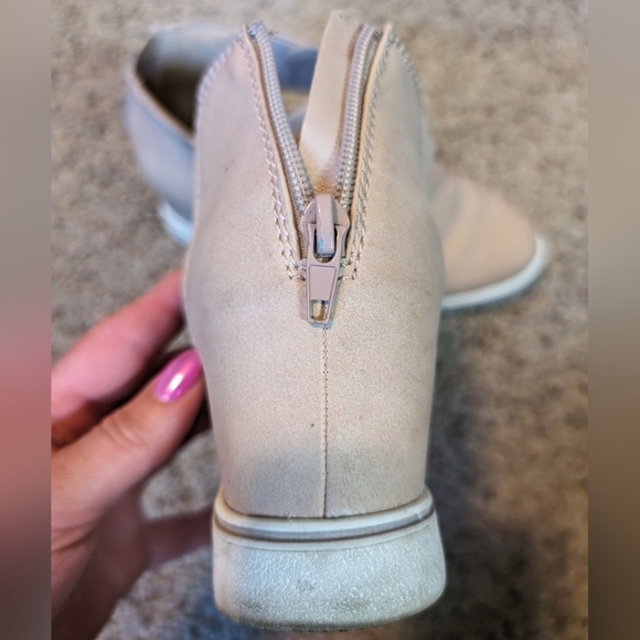 Slip-on Platform Close-toe wedges Zipper back SZ 9 - Picture 9 of 11